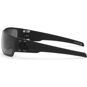 Gatorz Specter Cerakote Black w/Silver Logo, Silver Mirror OPz Gray Lens