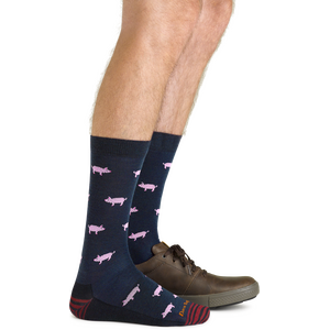 Darn Tough Truffle Hog Crew Lightweight Merino Mens