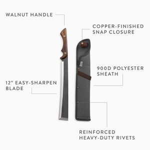 Barebones Japanese Nata Axe with Sheath
