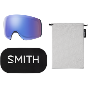 Smith 4D Mag, Midnight Navy w/ Chromapop Sun Platinum Mirror + Chromapop Storm Yellow Flash