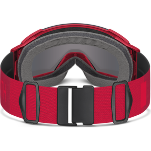 Smith I/O Mag XL, Crimson w/ Chromapop Sun Red Mirror + Chromapop Storm Yellow Flash