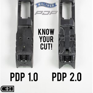 C&H Precision Walther DEFENSE PDP 2.0 to Holosun EPS / EPS CARRY