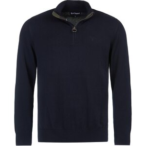 Barbour Cotton Half Zip Knitted Jumper Mens