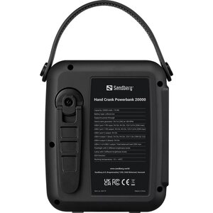 Sandberg Hand Crank Powerbank 20000
