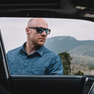Magpul Explorer Eyewear, Polarized - Tortoise / Bronze, Blue Mirror