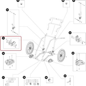 Thule Autolock Assembly Right - Thule Chariot Cheetah XT (2017-X)