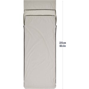 Sea to Summit Silk Blend Liner Rectangular with Pillow Sleeve
