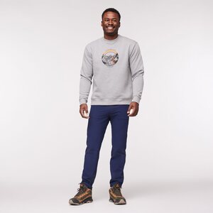 Cotopaxi Traveling Llama Organic Crew Sweatshirt Mens