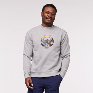Cotopaxi Traveling Llama Organic Crew Sweatshirt Mens