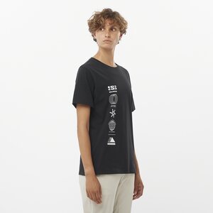Salomon Logo Combo Short Sleeve Tee Womens