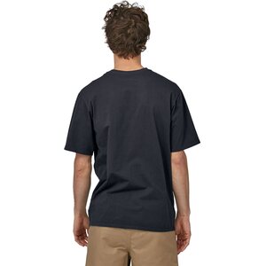 Patagonia Line Logo Ridge Stripe Organic Pocket T-Shirt Mens