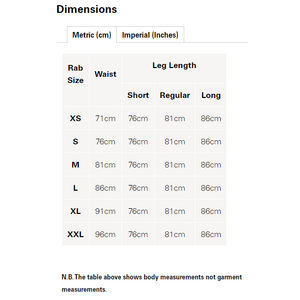Rab Incline Pants Regular Mens