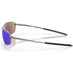 Oakley Whisker Satin Chrome w/ Prizm Sapphire Iridium Polarized