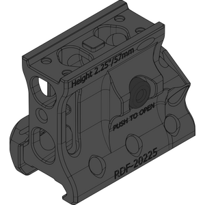 Spuhr RDF-20225K Aimpoint T-2 Magnifier Mount H57mm/2.25" PIC