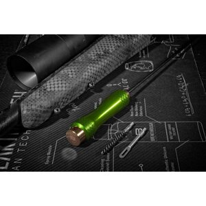 Breakthrough Carbon Fiber Cleaning Rod with Rotating, Ergonomic Aluminum Handle (5mm) - 12" length