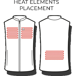 Heat Experience Heated Core Vest Mens (Esittelykappale)