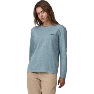 Patagonia Long-Sleeved P-6 Logo Responsibili-Tee Womens