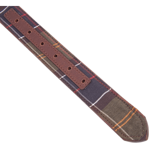 Barbour Reversible Tartan Leather Belt