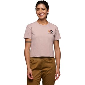 Black Diamond Faded Crop Tee Womens