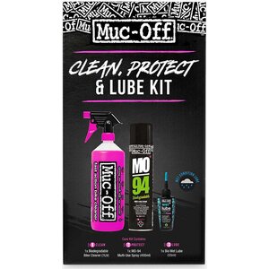 Muc-Off Wash, Protect And Wet Lube Kit
