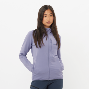 Salomon Essential Lightwarm Full Zip Womens