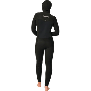Rip Curl Dawn Patrol 5/4 Chest Zip Hooded Wetsuit Womens
