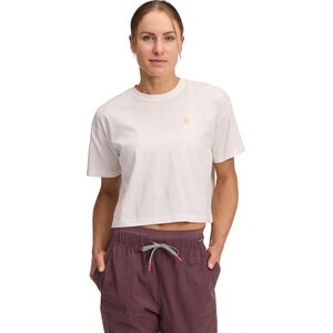 Black Diamond Diamond Crop Short Sleeve Tee Womens