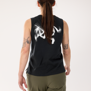 Arc'teryx Kragg SL Cotton Tank Blurred Bird Womens