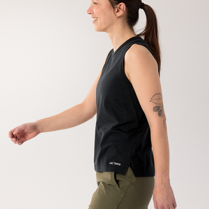 Arc'teryx Kragg SL Cotton Tank Blurred Bird Womens