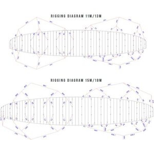 Ozone Mach1 7.0m² Bridle Line Set