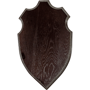 Deer Trophy plate 36x20cm, Dark