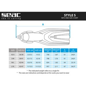 Seacsub Sling Strap Fins