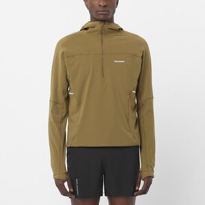 Salomon Sense Aero Hybrid Half Zip Hoodie Mens