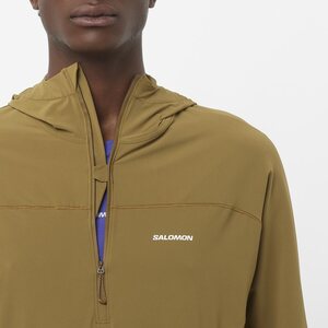 Salomon Sense Aero Hybrid Half Zip Hoodie Mens