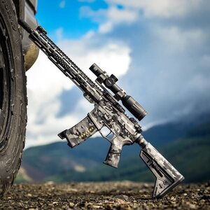 Criterion Barrels 18" Hybrid, Rifle-length Gas System, Chrome-lined