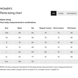 Arc'teryx Kyanite Baselayer Bottom Womens