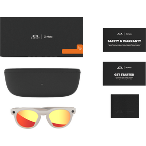 Oakley Meta HSTN, Warm Grey w/ Prizm Ruby