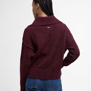 Barbour Lavensdale Half Zip Knitted Jumper Womens