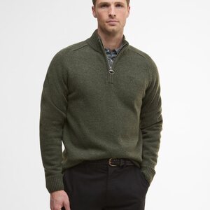 Barbour Grangetown Half Zip Knitted Jumper Mens