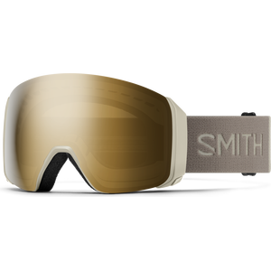 Smith 4D Mag XL, Chalk w/ Chromapop Sun Black Gold Mirror + Chromapop Storm Blue Sensor Mirror