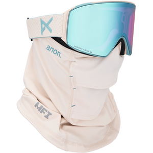 Anon M4 Cylindrical Oat / Perceive Variable Blue + Perceive Cloudy Pink + MFI Face Mask