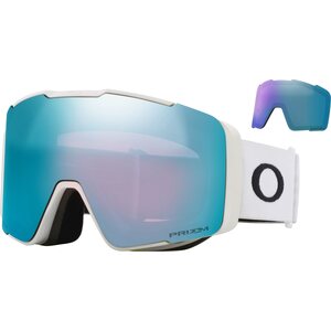 Oakley Line Miner Pro L Matte White w/ Prizm Snow Sapphire Iridium & Prizm Snow Iced Iridium