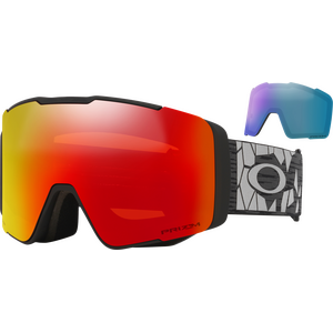 Oakley Line Miner Pro L Black Reinforce w/ Prizm Snow Torch Iridium & Prizm Snow Iced Iridium