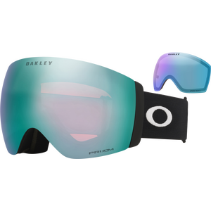 Oakley Flight Deck Pro L Matte Black w/ Prizm Snow Sapphire Iridium & Prizm Snow Iced Iridium