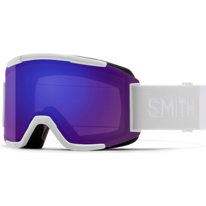 Smith Squad, White Vapor w/Chromapop Everyday Violet Mirror + Clear