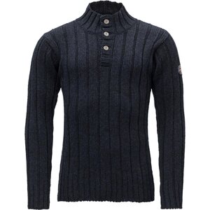 Devold Nansen Wool Button Neck Mens
