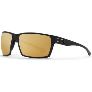 Gatorz Marauder Black w/Black Logo, Gold Mirror OPz Lens