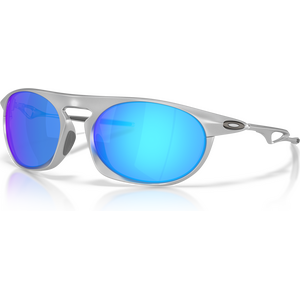 Oakley Neo Jacket, Satin Chrome w/ Prizm Sapphire Metal
