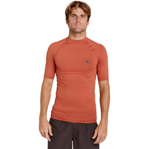 Rip Curl Streamline UPF Short Sleeve Rash Vest Mens