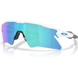 Oakley Radar EV Heater, Polished White w/ Prizm Sapphire